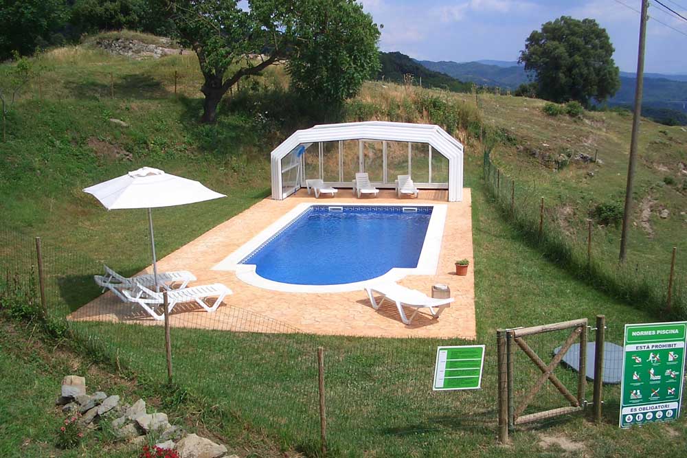 Casa rural amb piscina climatitzada